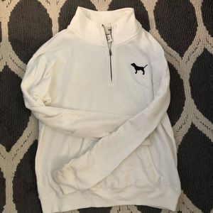 White Pink/VS Quarter Zip